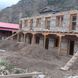 Nunnery Dormitory quarters are being constructed.